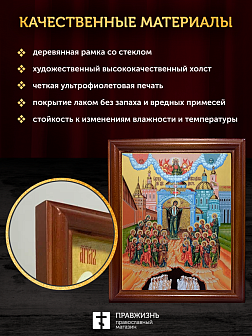 Икона Божьей Матери Непроходимая Дверь, деревянная рамка со стеклом 15х18х2 см 1106 Икона Божьей Матери Непроходимая Дверь, деревянная рамка со стеклом 15х18х2 см 1106