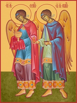 Рафаил и Уриил архангелы, икона