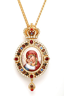 Панагия №164 / золочение / серебро эмаль (УИН)