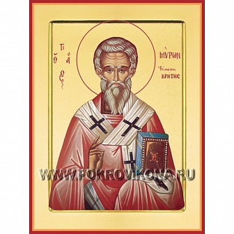 Икона Святитель Мирон Критский, чудотворец