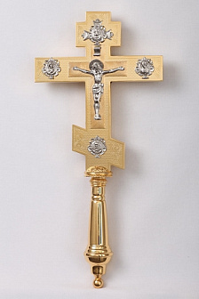 Крест напрестольный комбинированный
