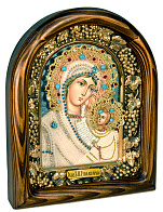Икона ''Пресвятая Богородица Утоли моя печали'' из бисера