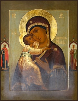 Икона православная Св. ''Владимирская Божия Матерь''