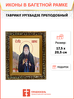 Образ святого Гавриила Самтаврийского (Ургебадзе), преподобного архимандрита, 09Г8