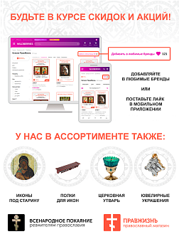 Царская Икона 011 БМ Взбранной Воеводе Русская 22х27