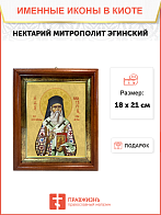 Образ святого Нектария (Кефаласа), митрополита Эгинского и Пентапольского, 09Н8