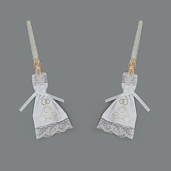 Прихватки для венчальных свечей вышивка а\м (пара)