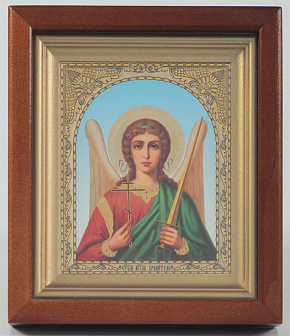 Икона в киоте 11х13 сложный №2 конгрев Ангел-Хранитель (поясной)