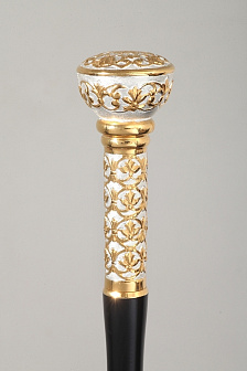 Посох №22 неразборный серебро чеканка / золочение / (УИН)