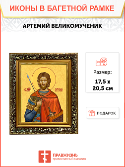 Образ святого Артемия, великомученика, 09А11