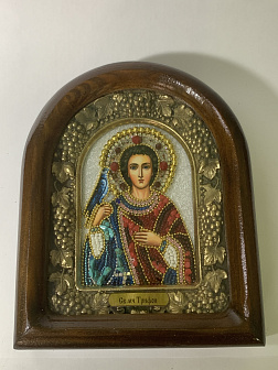 Икона именная Трифон Апамейский Никейский Мученик 140 17 см Литография A-0065-1_YAP