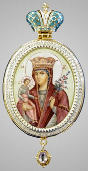 Панагия №157 / золочение / серебро эмаль (УИН)