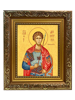 Образ святого Дмитрия Солунского (Фессалоникийского), великомученика, 09Д4 Образ святого Дмитрия Солунского (Фессалоникийского), великомученика, 09Д4