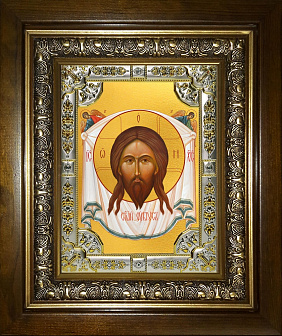 Икона Спас Нерукотворный в деревянном киоте