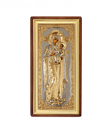 Икона живописная в киоте 50х120 масло, риза №157, киот №1 Богородица