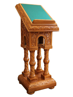 Аналой одинарный ''Вариант 2'' резной Аналой одинарный ''Вариант 2'' резной