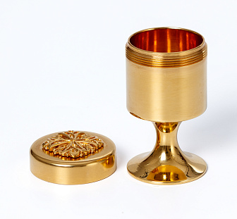 Сосуд для причастия детский №3 золочение Сосуд для причастия детский №3 золочение