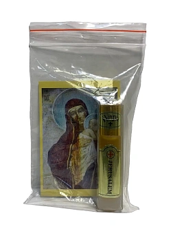 Освященное масло 10 мл от иконы Божией Матери Донецкая