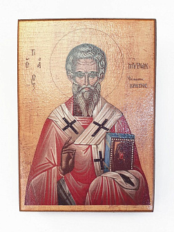Икона под старину Святитель Мирон Критский