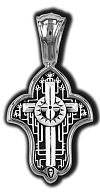 Крест "Голгофский" из серебра