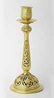 Подсвечник напрестольный литой