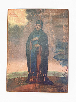 Икона под старину Святой Феоктисты