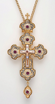 Крест наперсный №89 / золочение / серебро (УИН)