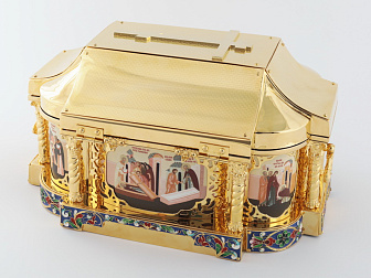 Ковчег для частиц святых мощей №23 золочение