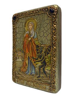 Икона ''Марина мученица'' ручной работы