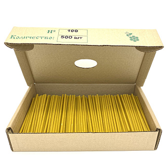 Свечи полувосковые станочные №100 Свечи полувосковые станочные №100