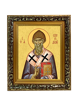 Икона Спиридон Тримифунтский 09С6-УЛ_NB_KRA