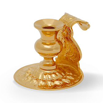 Подсвечник номерной №2 золочение