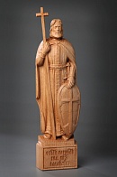 Скульптура деревянная Равноапостольный вел.князь Владимир