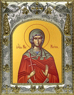 Икона МАРИНА (Маргарита) Антиохийская, Великомученица
