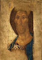 Икона Спас из Деисусного чина Звенигородский, Андрей Рублев