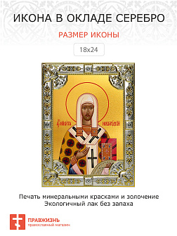 Икона НИКИТА Новгородский, Святитель