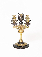 Пятисвечник номерной золочение никелирование Пятисвечник номерной золочение никелирование