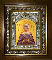 Икона ГАЛИНА Коринфская, Мученица (СЕРЕБРЯНАЯ РИЗА, КИОТ)