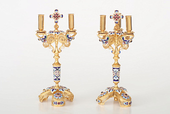 Дикирий-трикирий №23 филигрань, эмаль / золочение Дикирий-трикирий №23 филигрань, эмаль / золочение