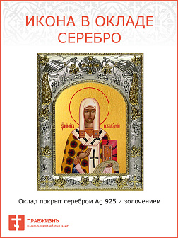 Икона НИКИТА Новгородский, Святитель