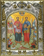 Икона КОСМА и ДАМИАН Римские, Мученики