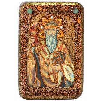 Икона СПИРИДОН Тримифунтский, Святитель (ПОДАРОЧНАЯ)